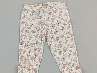 biała letnia sukienka midi: Legginsy, F&F, 6-9 m, stan - Bardzo dobry