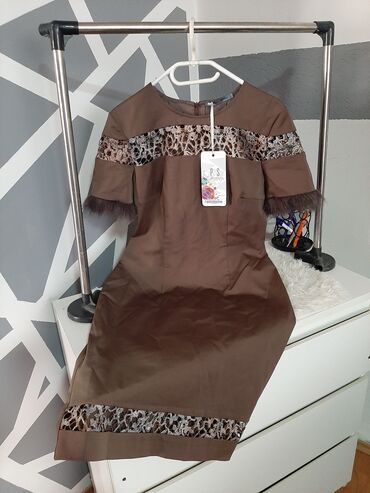 wish srbija haljine: PS Fashion S (EU 36), color - Brown, Other style, Short sleeves