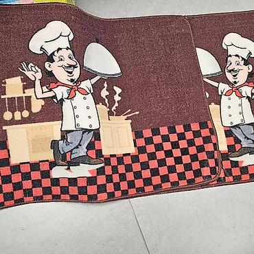 Tepisi i prostirke: Prostirke za kuhinju 2u1 Odozdo guma, ne klizajuce Dimenzija vece — 10