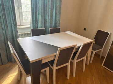 oturaca: ✅Masa dest-i satilir 6 stulla ✅250 azn. Masa açıklandı Xirdalan*afa