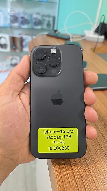 IPhone 16 Pro, 128 GB, Qara, Face ID