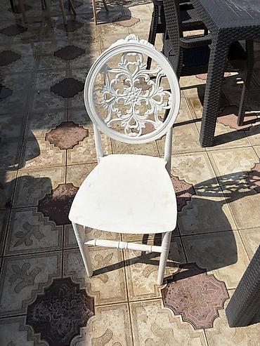 Qonaq otağı üçün, Yeni, Qatlanmayan, rəng - Ağ Stul