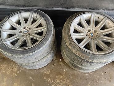 bmw diski teker: BMW orijinal yüngül lehimli disklər və şinlər komplekti - — 1