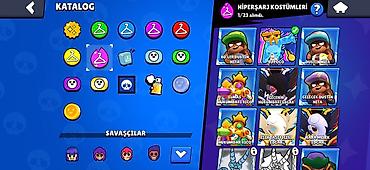clash hesab satisi: Brawl Stars hesabı – yüksək səviyyəli kosmetika və resurslarla - — 3
