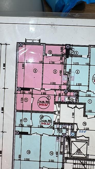 Продажа квартир: 1 комната, 55 м², Элитка, 7 этаж, ПСО (под самоотделку) — 2