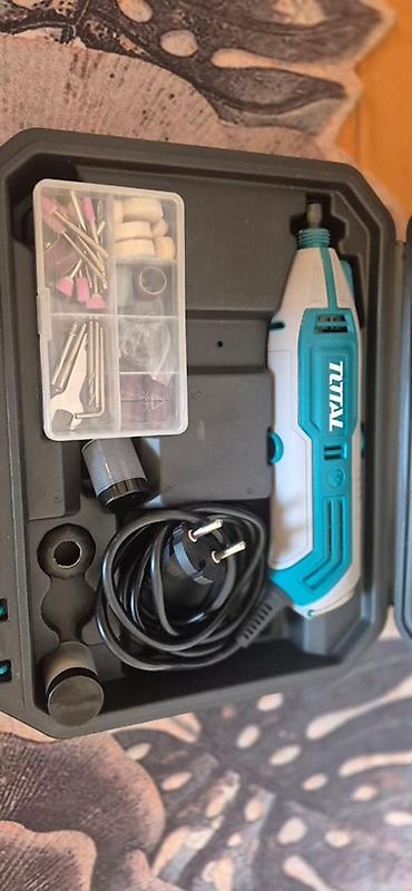Инструменты: TOTAL Mini Grinder 130W – çoxfunksiyalı drel-tipli mini alət — 3