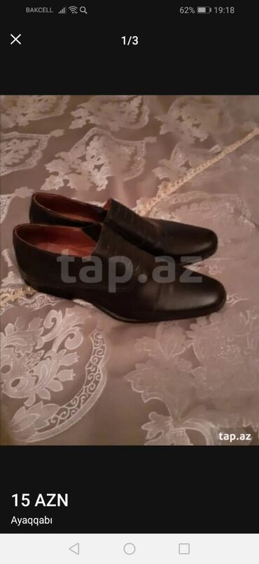 eqa shoes ecemi unvan: Gencede satilir kişi ayaqabisi 43.44 ražmer yumşaq matirali var