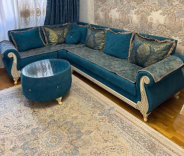 Digər mebel: MejimKünc divan+pufik 300₼. Ölçü 2;97 / 1;95. Açılır baza var. Ünvan — 1