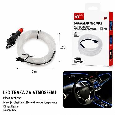 KMT LED traka za unutrašnjost automobila, ledenoplava 2008679 na lalafo.rs KMT LED traka za unutrašnjost automobila, ledenoplava 2008679