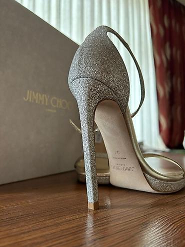 Basanoşka və səndəllər: Jimmy Choo qadın hündürdaban sandal - Brend: Jimmy Choo London - — 2