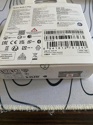 qulaqlıq satışı: Yeni Simsiz (Bluetooth) Qulaqcıqlar, Xiaomi, rəng - Qara — 3