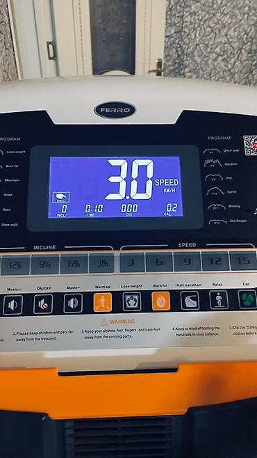 big 6: Ferro qaçış trenajoru - Elektrikli qaçış yolu, geniş LED ekranlı — 9