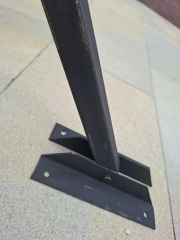 bor masin: Metal parkinq yerinin blokoru (qatlanan) - Material: qalın divarlı — 4