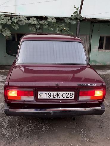 VAZ (LADA): VAZ 2107 sedan - Kuzov: 4 qapılı sedan, tünd qırmızı/bordo rəng. - — 10