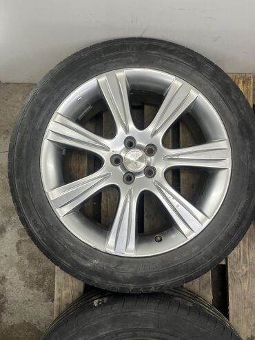 Колеса в сборе: Колеса в сборе 215 / 55 / R 18, Лето, Б/у, Комплект, Легковые, Литые, отверстий - 5 — 6