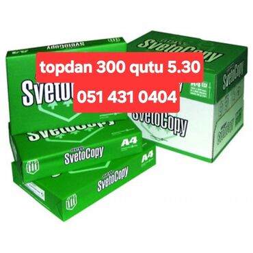 a4 kağiz: Məhsul: SvetoCopy A4 kağızı - Format: A4 - Marka: SvetoCopy -