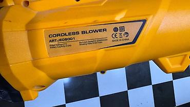 blower: Садовый воздуходув, Новый, Аккумуляторная, Платная доставка — 5