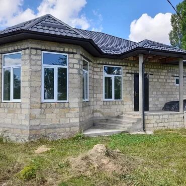 binede heyet evi: 2 otaqlı, 120 kv. m, Kredit yoxdur, Təmirsiz