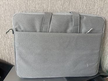 Чехлы и сумки для ноутбуков: Серая сумка-чехол для ноутбука + коврик для мыши Сумка-чехол: - — 1