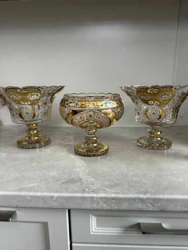 хрустальные вазы: Богемская хрусталь (Bohemia), ручная работа. Хрустальные вазы на