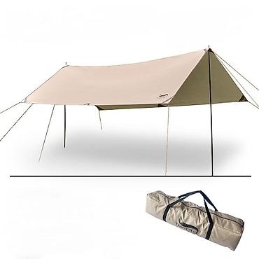 Палатки: Тент от дождя, солнца и ветра Размер 3*3 м В комплекте Стойки 2 — 2