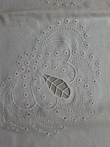 лён ткань: Скатерть с салфетками Tulpe, Литва - Модель: S304-90 - Размеры — 6