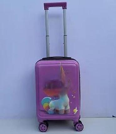 Rančevi, torbe i koferi: Dečji kofer na točkiće – jednorog motiv - Tvrdi kofer kabinske — 8