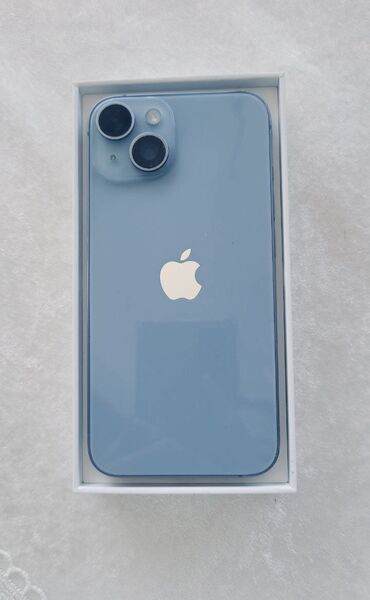 редми нот 10 ош: IPhone 14, Колдонулган, 128 ГБ, Көгүлтүр, Коргоочу айнек, Каптама, Куту, 84 %