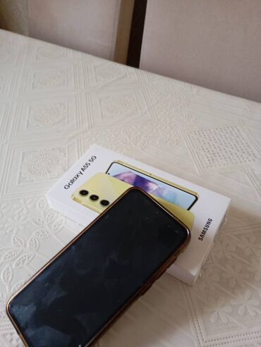Ford: Samsung Galaxy A55, 128 GB, rəng - Sarı, İki sim kartlı