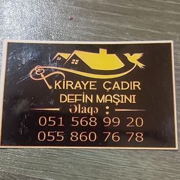Аренда оборудования: Kirayə Çadır 7/24 Fəaliyyətdə Bütün Bölgələr Buyurub Əlaqə Saxlaya — 10