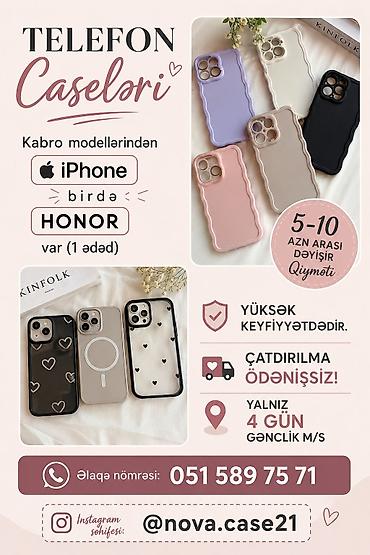 tuk alan: IPhone üçün dekorativ qoruyucu kabro tam yeni kolleksiyası, qiymətlər — 5