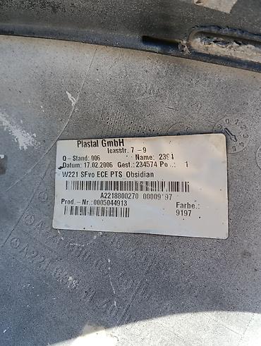 lada buferi: Mercedes-Benz S-Class W221 kuzov üçün orijinal ön bufer satılır. Kod / — 5