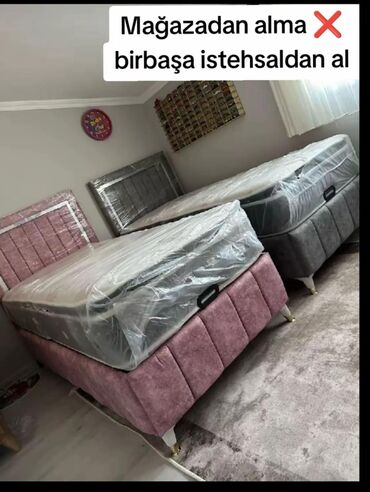 Çarpayılar: Yeni, Təknəfərlik çarpayı, Bazalı, Matras ilə, Siyirməsiz, Azərbaycan — 6