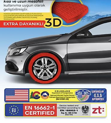 Аварийные аксессуары: Məhsul: SnowSocks Active Series – avtomobil üçün kar çorabı Təsvir — 2