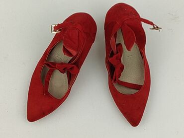 tanie czerwone sukienki: Flat shoes for women, size 36, condition - Very good