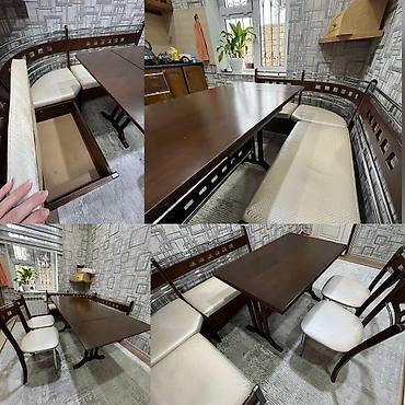 Ev üçün digər mebel: Mətbəx masa dəsti satılır divanı ilə birlikdə cəmi 350₼. Yaxşı — 1