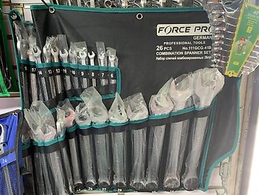 Ручные инструменты: Набор комбинированных ключей FORCE PRO (Germany), 26 предметов — 1