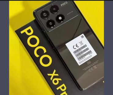 купить телефон поко: Poco X6 Pro 5G, Жаңы, 512 ГБ, түсү - Кара, 2 SIM