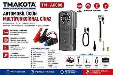 №: 8931 Məhsulun adı: Hava kompressoru Tmakota TM-AC008 Brend: Tmakota