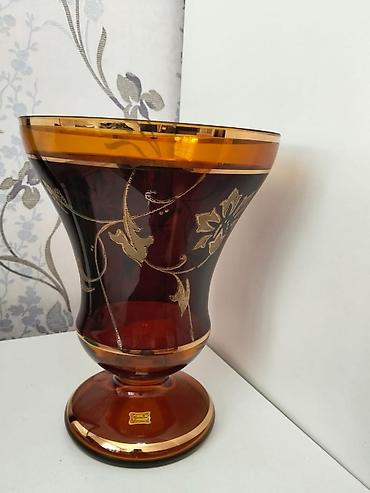 gul dekoru: Bir vaza, Xrustal — 1