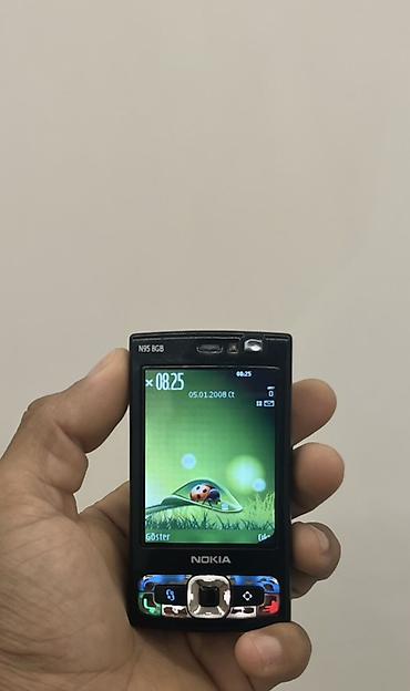iphone 16 adapter original: Nokia N95 8Gb, 8 GB, rəng - Qara, Düyməli — 9