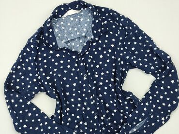 top z rekawem: Shirt 14 years, condition - Good, pattern - Stars, color - Blue