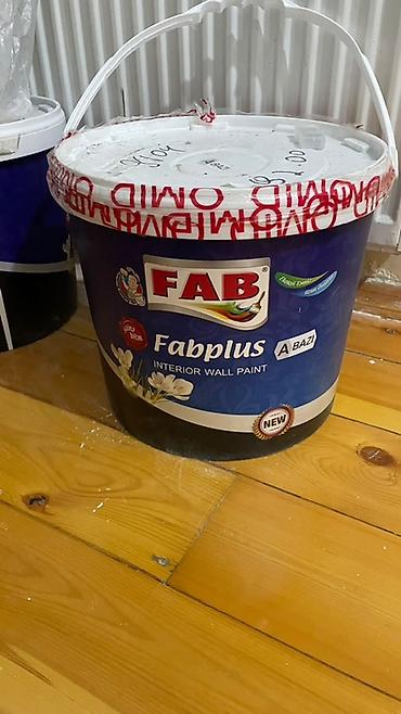gilan tekstil parcalari: Məhsul: FAB Fabplus – daxili divar boyası (A bazi) 92m alınıb, 80 azn — 3