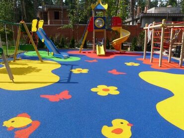 Газон: Резиновое покрытие для детских площадок	` резиновое покрытие для