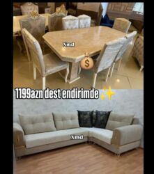 Masa və oturacaq dəstləri: Yeni, Masa və oturacaqlar, Divan