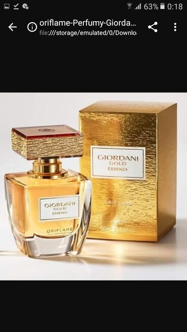 narissa parfum qiymeti: Oriflame Giordani Gold Essenza Parfùm, 50ml
