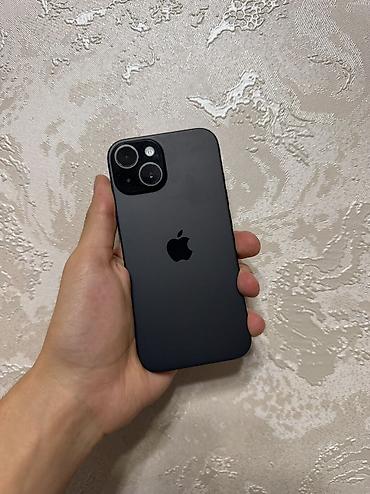 IPhone 15, Б/у, 128 ГБ, Черный, 83 %