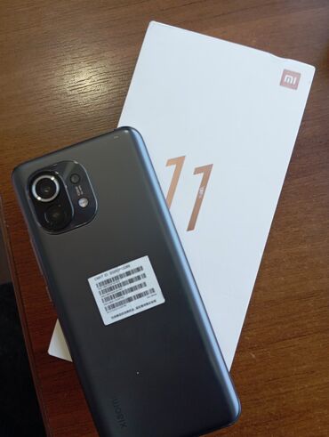 Xiaomi: Xiaomi Mi 11, 256 GB, rəng - Qara, 
 Sensor, Barmaq izi, Sənədlərlə