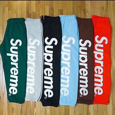 Kişi geyimləri: Supreme Hoodie + Şalvar (Set) Premium keyfiyyət 🔥 Bütün razmerlər — 8