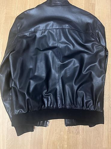мужская куртка: Мужская кожаная куртка Korkmaz Collection, размер 54 (XL), натуральная — 3